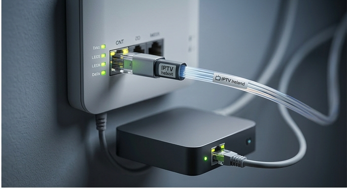 Connecting a device for the best IPTV in Ireland